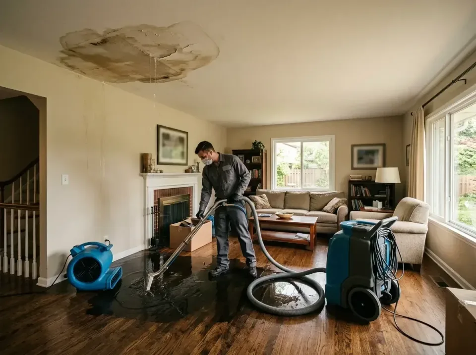 attic-pipe-burst-ceiling-drip-008 — frequently asked questions, Water Damage Restoration & Carpet Care in Crosspointe, VA